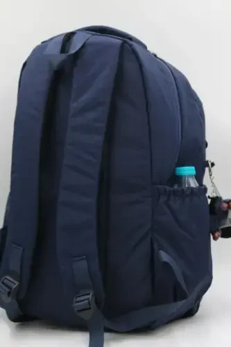 Unisex Krinkıl Suv oʻtkazmaydigan mato Katta hajmli koʻp choʻntakli maktab va sayohat ryukzaki cty-lbn-101-koʻk - 4