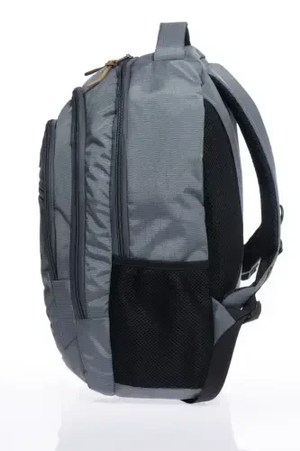 Unisex Kundalik Maktab Sayohat Ryukzaki Gk19 Kulrang-KULRANG - 4