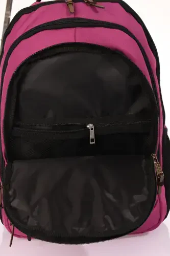 Unisex Kundalik Maktab Sayohat Ryukzaki Gk19 Lila-LILA - 7