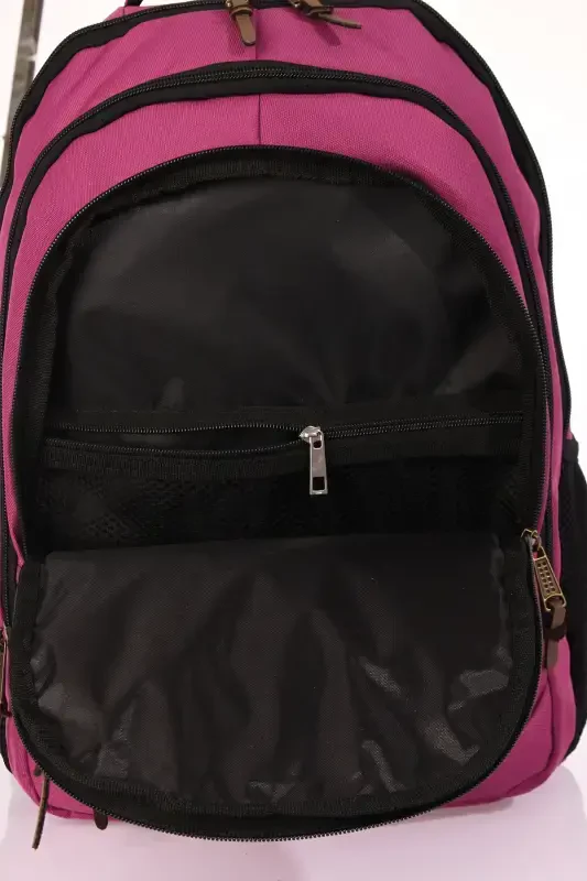 Unisex Kundalik Maktab Sayohat Ryukzaki Gk19 Lila-LILA - 7