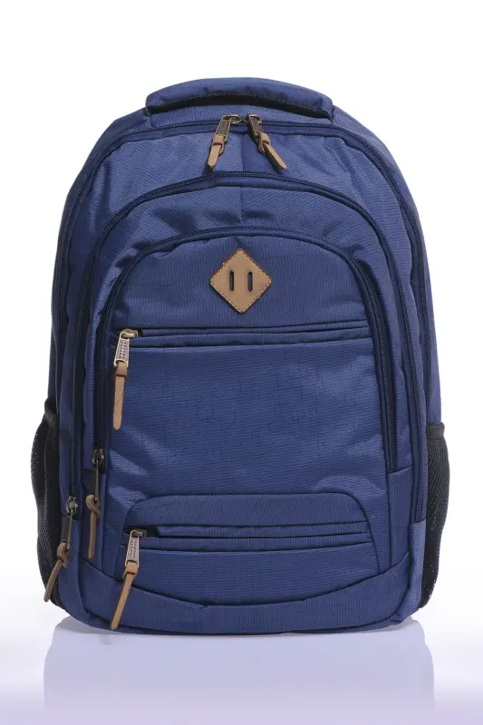 Unisex Kundalik Maktab Sayohat Ryukzaki Gk19 To'q ko'k-TO'Q KO'K - 2
