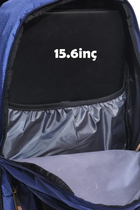 Unisex Kundalik Maktab Sayohat Ryukzaki Gk19 To'q ko'k-TO'Q KO'K - 5