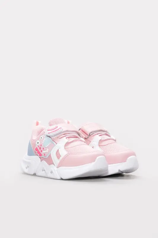 Unisex Lighted Baby Sports Lightweight Sole Sneaker Summer Shoe 461ba105-Pink White L.Blue - 4