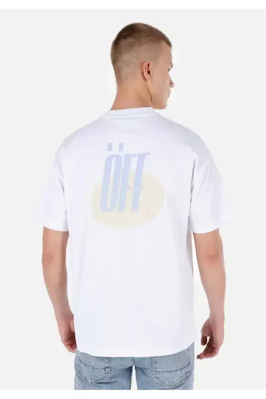 UNISEX Lilseb Sloganlı Beyaz Tişört - 6