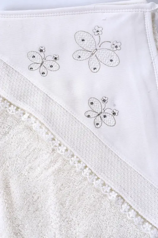 Unisex Lyuksemburg Chaqaloq Xalat To'plami Sochiq To'plami 100% Paxta Mato 0-2 Yosh STL6527 - 3