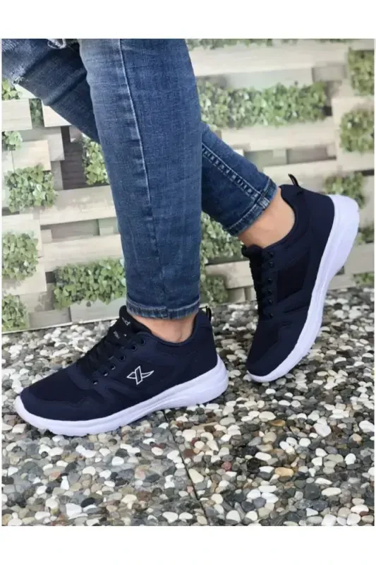 Unisex Navy Orthopedic Lightweight Casual Summer Hiking Running Sports Shoes - 2