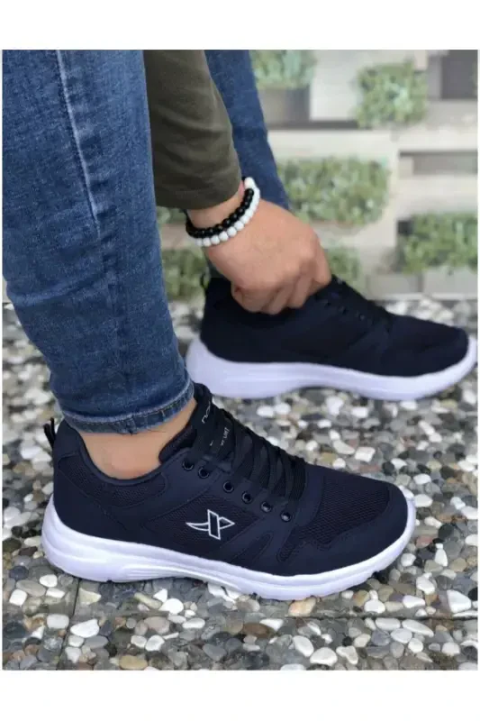 Unisex Navy Orthopedic Lightweight Casual Summer Hiking Running Sports Shoes - 3