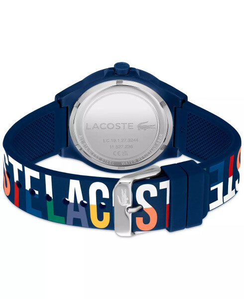 Unisex NeoCroc Navy Silicone Strap Watch 43mm Navy - 3