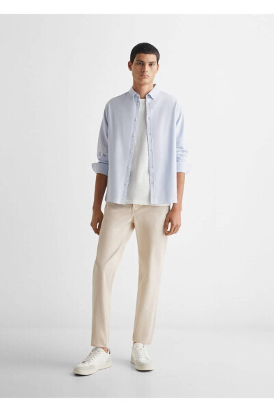 Unisex Oksford Ko'ylagi - MANGO TEEN (1)