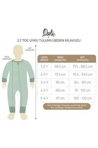 Unisex Oq Uyqu Xalta 2.7 Tog - 6