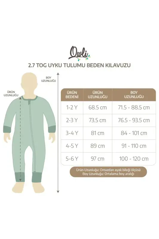Unisex Oq Uyqu Xalta 2.7 Tog - 6