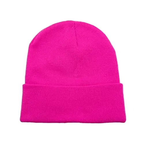 Unisex Knit Soft Warm Cuffed Beanie Hat Winter Camo Hats for Men Women - 3