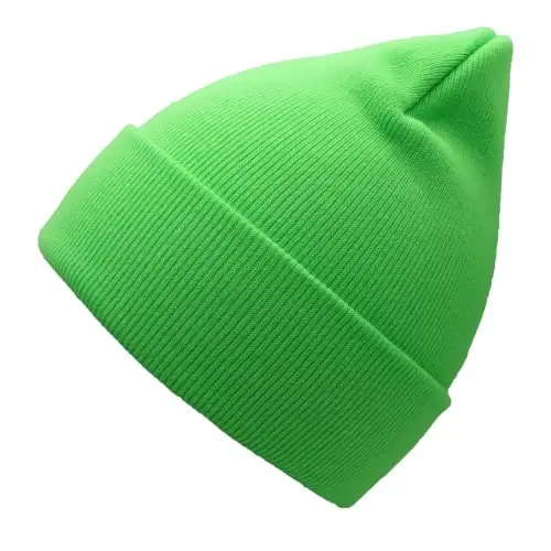 Unisex Knit Soft Warm Cuffed Beanie Hat Winter Camo Hats for Men Women - 2