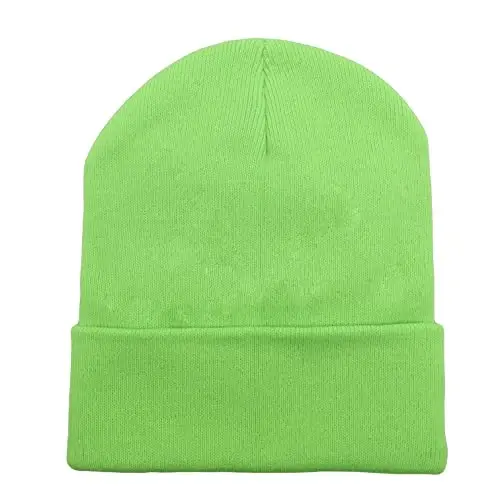 Unisex Knit Soft Warm Cuffed Beanie Hat Winter Camo Hats for Men Women - 3