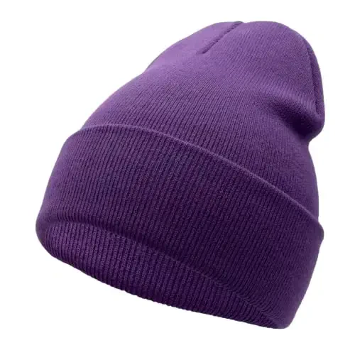 Unisex Knit Soft Warm Cuffed Beanie Hat Winter Camo Hats for Men Women - UNISEX
