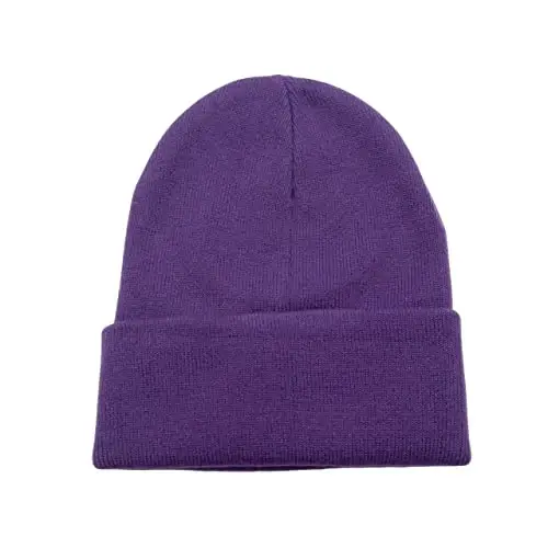 Unisex Knit Soft Warm Cuffed Beanie Hat Winter Camo Hats for Men Women - 3