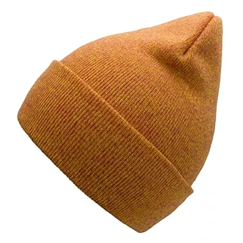 Unisex Knit Soft Warm Cuffed Beanie Hat Winter Camo Hats for Men Women - 2