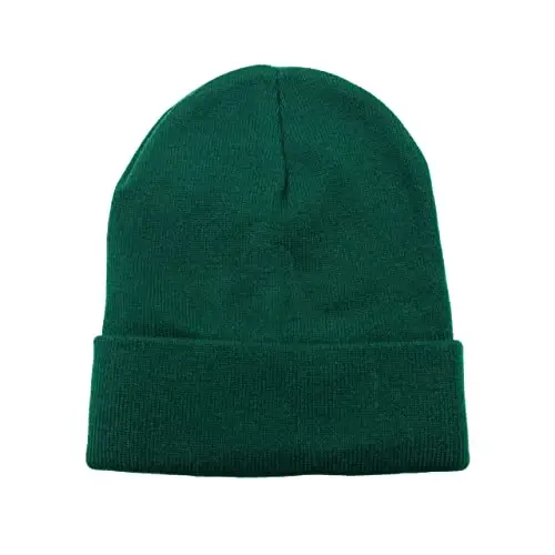 Unisex Knit Soft Warm Cuffed Beanie Hat Winter Camo Hats for Men Women - 3