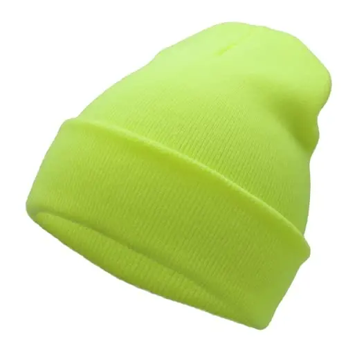 Unisex Knit Soft Warm Cuffed Beanie Hat Winter Camo Hats for Men Women - 1