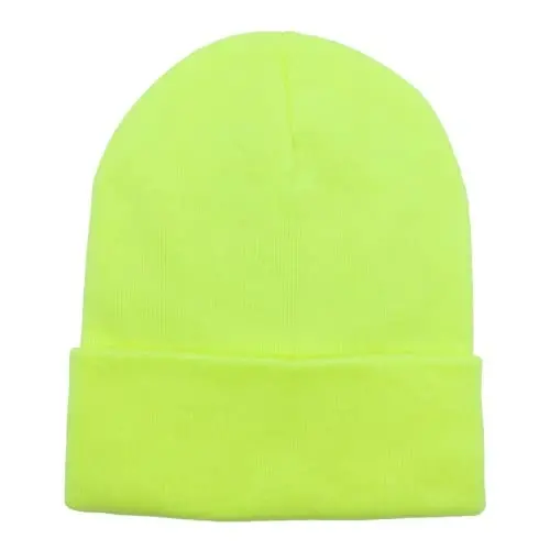 Unisex Knit Soft Warm Cuffed Beanie Hat Winter Camo Hats for Men Women - 3