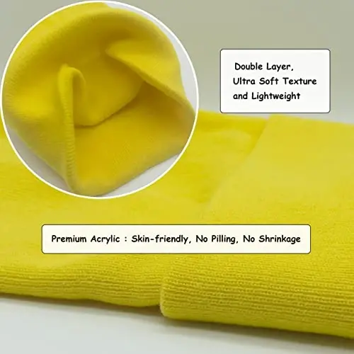 Unisex Knit Soft Warm Cuffed Beanie Hat Winter Camo Hats for Men Women - 5