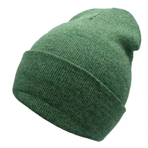 Unisex Knit Soft Warm Cuffed Beanie Hat Winter Camo Hats for Men Women - 1