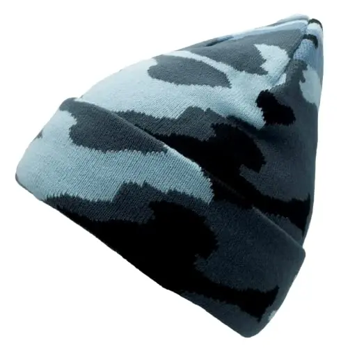 Unisex Knit Soft Warm Cuffed Beanie Hat Winter Camo Hats for Men Women - UNISEX (1)