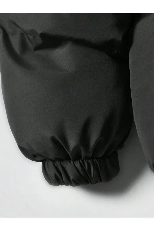 Unisex Oversize Black Waterproof Bomber Jacket - 6