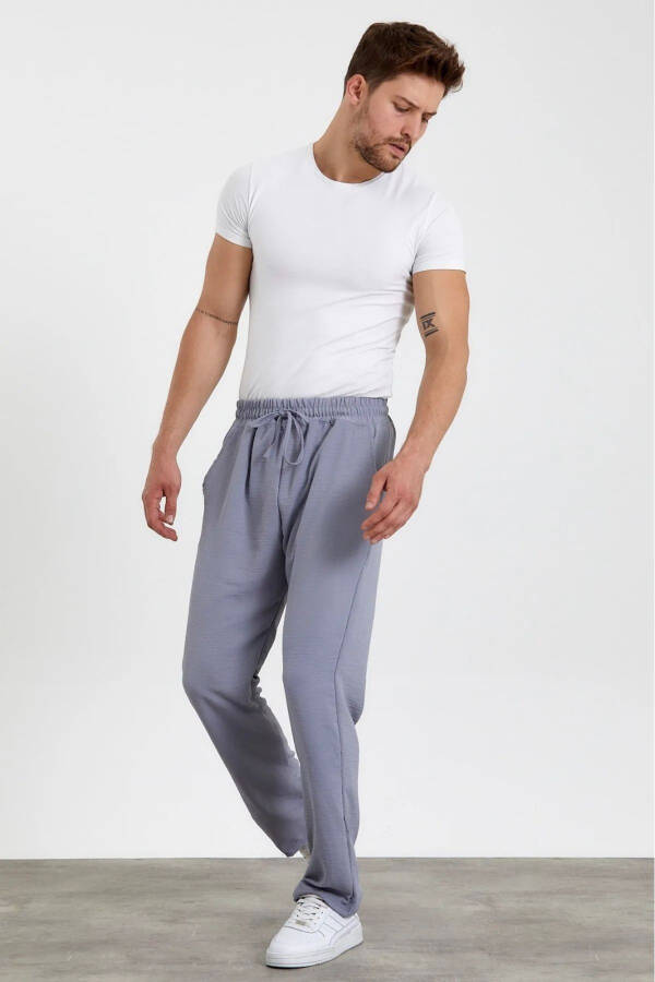 Unisex Oversize Grey Aerobin Summer Thin Loose Jogger Pants - 8