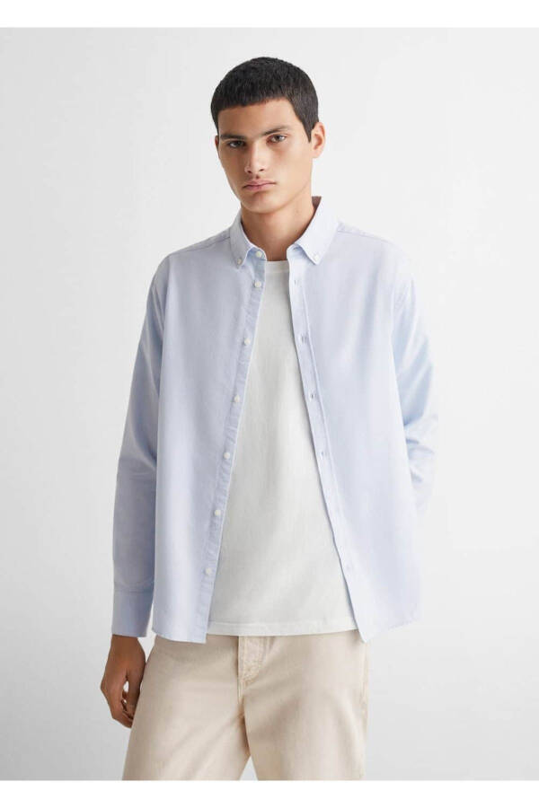 Unisex Oxford Shirt - 1