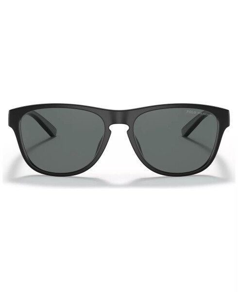 Unisex Polarize Güneş Gözlüğü, PH4180U 56 Matte Black - 2