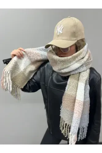 Unisex Premium Soft Buklet Atkı-Pastel - 3