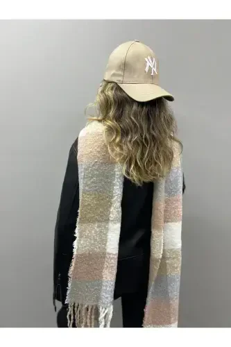 Unisex Premium Soft Buklet Atkı-Pastel - 7