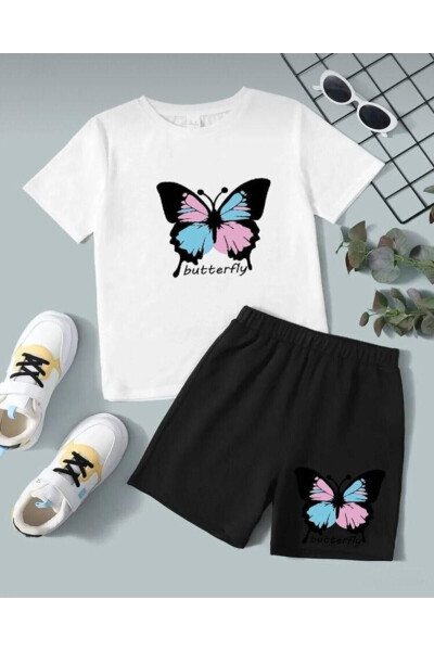 Unisex Printed Kids Shorts Set - KOKLONMODA
