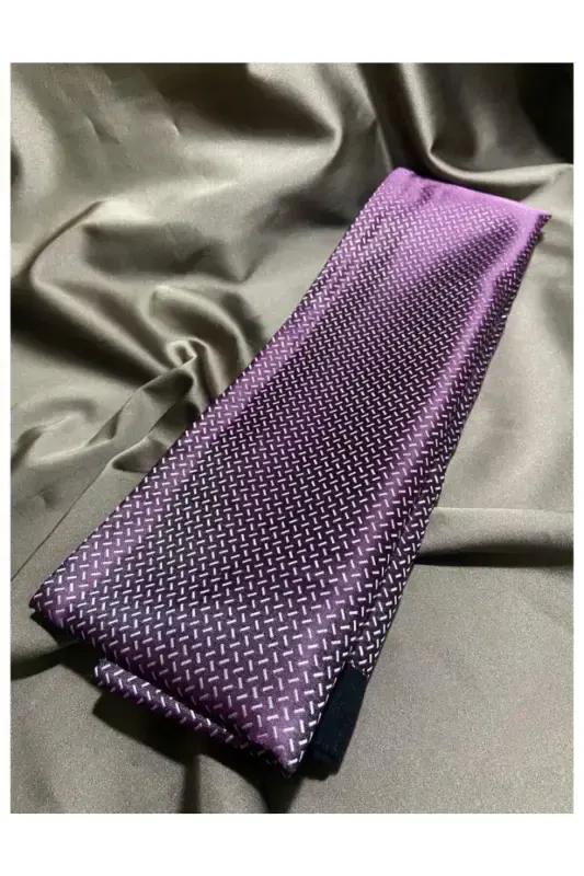 Unisex Purple White Line Phosphor Satin Thin Cashmere Texture Soft Winter New Generation Scarf Shawl-gift-purple - 1