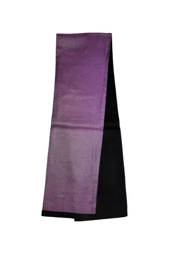 Unisex Purple White Line Phosphor Satin Thin Cashmere Texture Soft Winter New Generation Scarf Shawl-gift-purple - 7