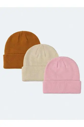 Unisex Qatlamali Xantal, tosh va Puder 3'li Bere Seti-Xantal 