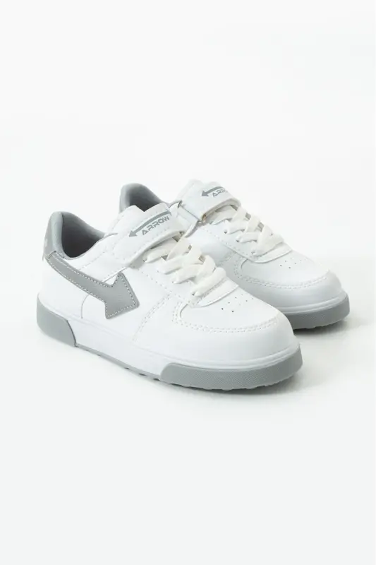 Unisex Qulay Sport Oyoq Kiyimi Kundalik Sneaker Model-Oq Kulrang_018 - 2