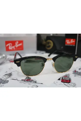 Unisex Quyoshdan Saqlaydigan Ko'zoynak Uv400 Rb3016 W0365 51-Qora - 1