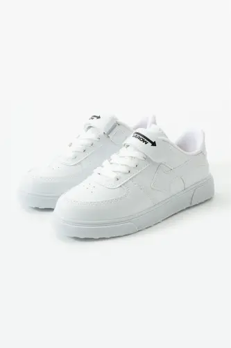 Unisex Rahat Spor Ayakkabı Günlük Sneaker Model-Beyaz_018 