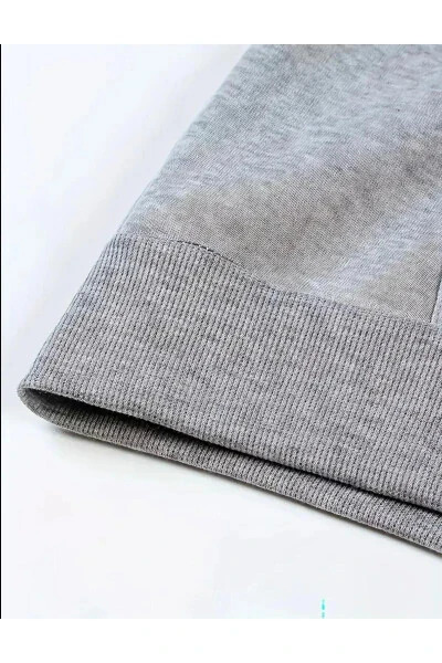 Unisex seasonal zip-up hooded cardigan jacket and 2-pack t-shirts. - 6