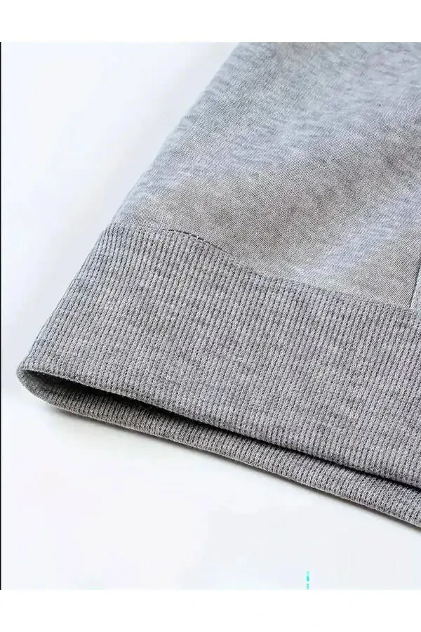 Unisex seasonal zip-up hooded cardigan jacket and 2-pack t-shirts. - 6