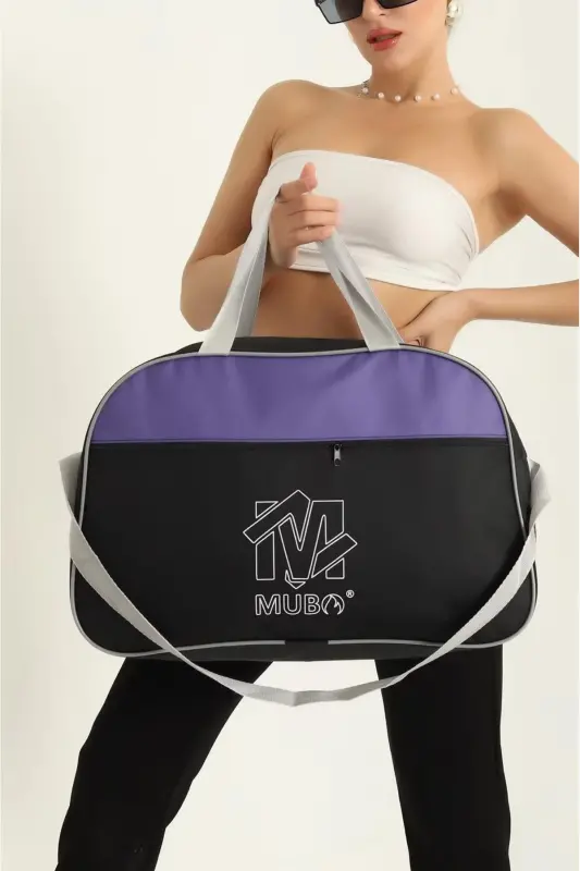 Unisex Seyahat Ve Spor Çantası-lila - 1