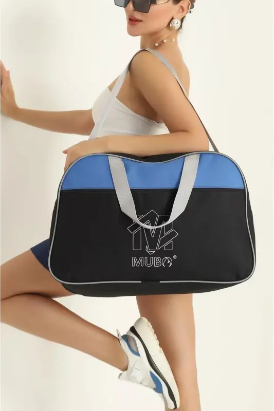 Unisex Seyahat Ve Spor Çantası - mavi - 1