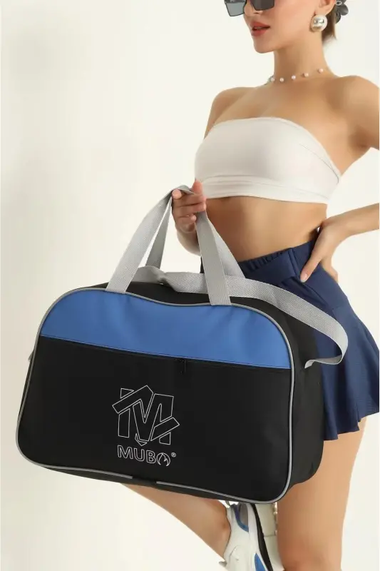 Unisex Seyahat Ve Spor Çantası - mavi - 2