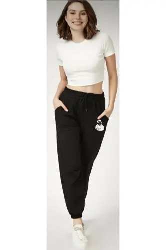 Unısex Slim Fit Jogger Eşofman Altı - blacktopac - 6