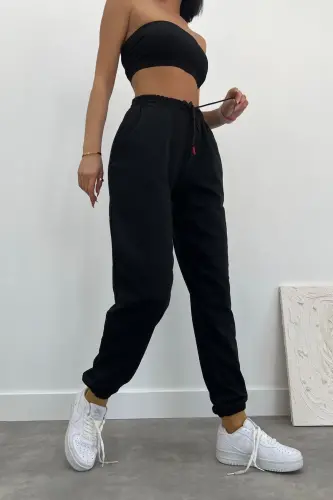 Unisex Slim Fit Jogger sport shim-Kömürr - 3