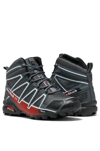 Unisex Smoke White Relaxed Fit Trekking Boot-Smoke White - 4