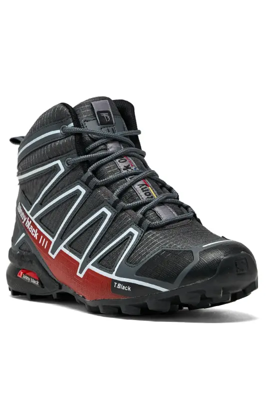 Unisex Smoke White Relaxed Fit Trekking Boot-Smoke White - 5