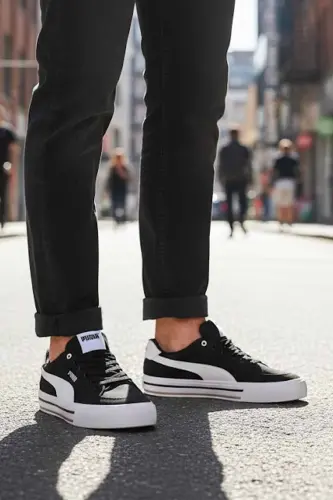 ünisex Snekars Ayakkabı Canvans Court PMR400-RS-7-Çok RenkliSX 